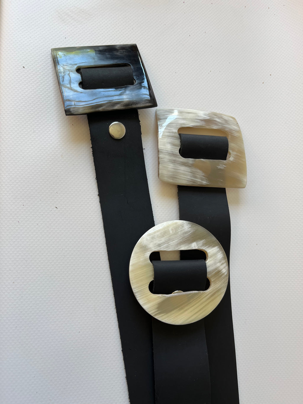 Cinturón Guampa Negro