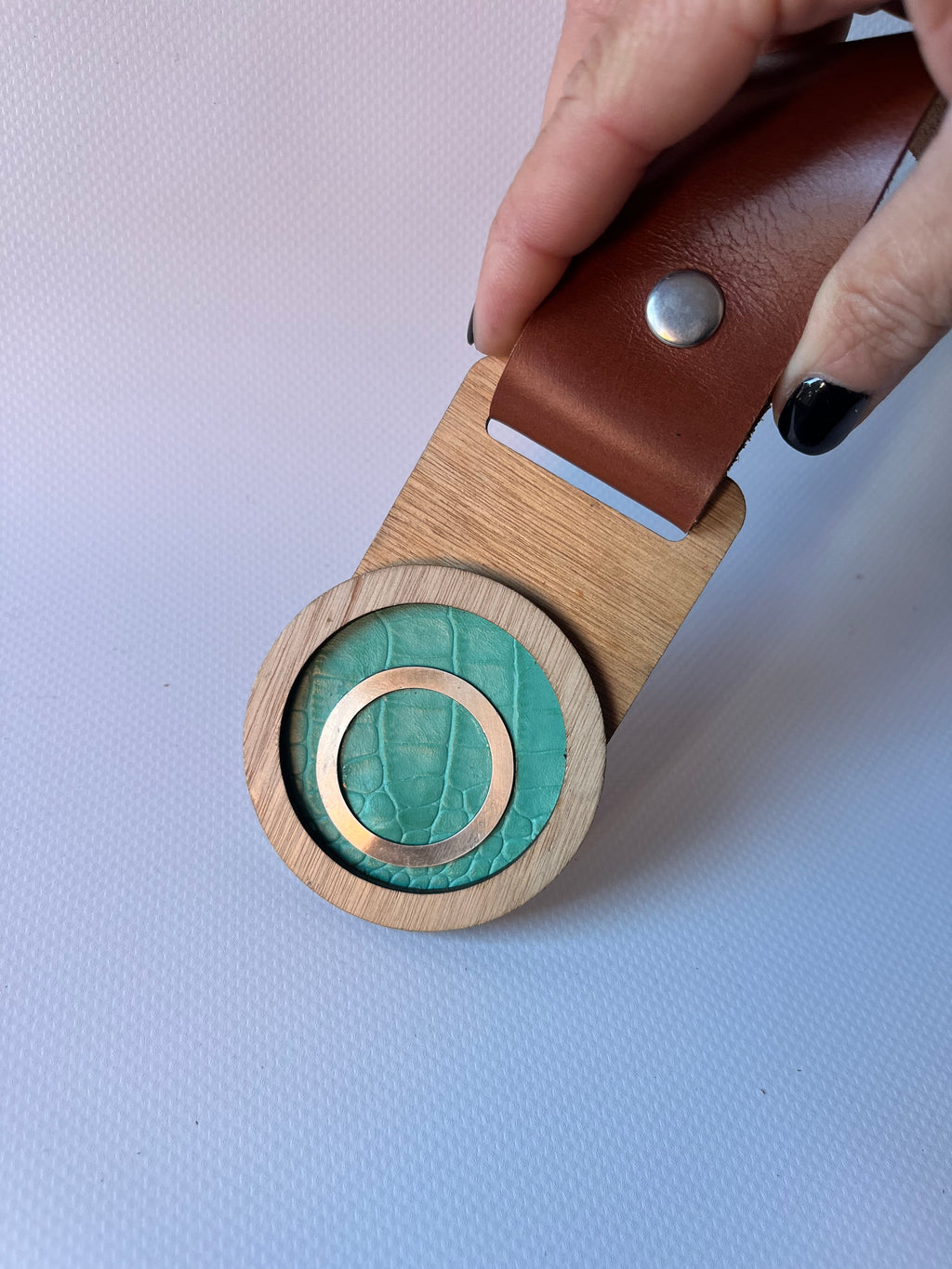 Joyería verde madera